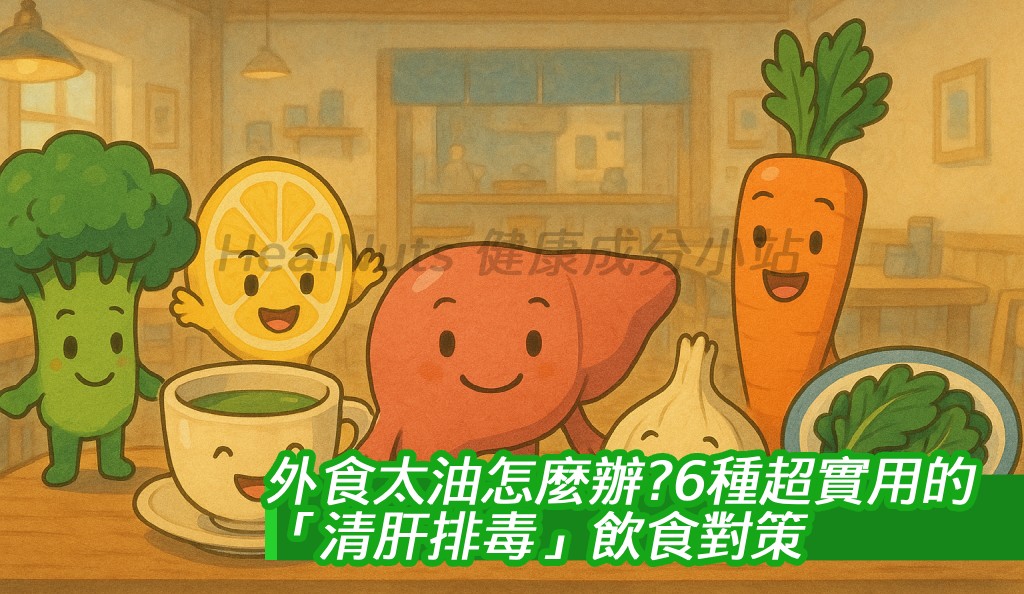外食太油怎麼辦？6種超實用的「清肝排毒」飲食對策