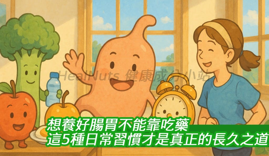 想養好腸胃不能靠吃藥！這5種日常習慣才是真正的長久之道