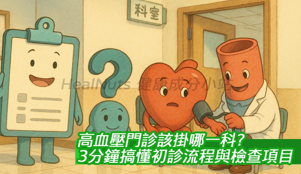 高血壓門診該掛哪一科？3分鐘搞懂初診流程與檢查項目