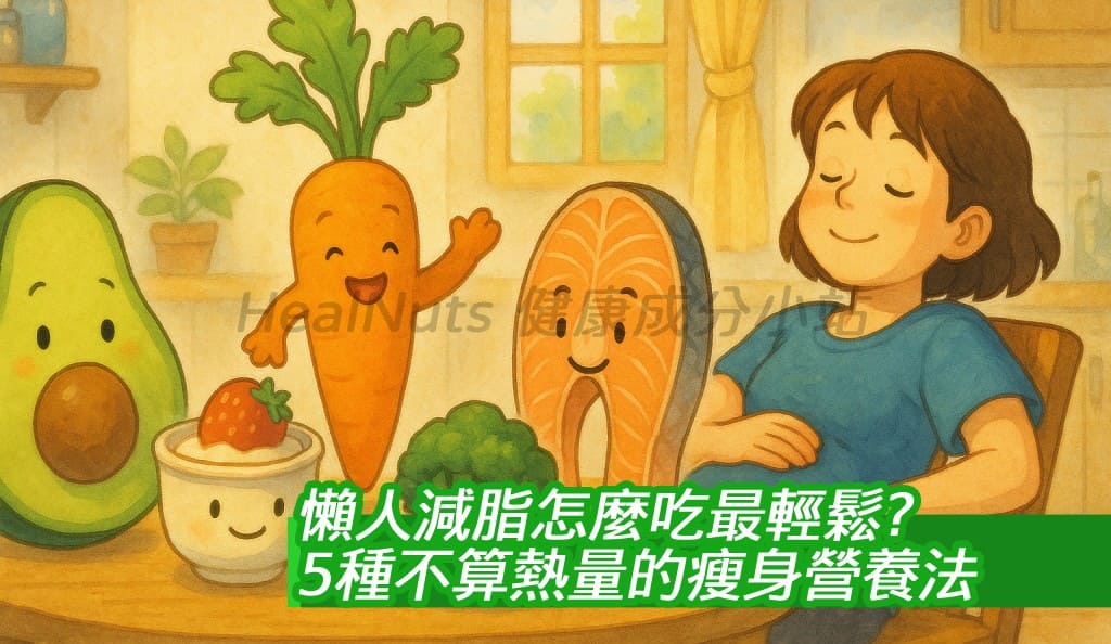 懶人減脂怎麼吃最輕鬆？5種不算熱量的瘦身營養法