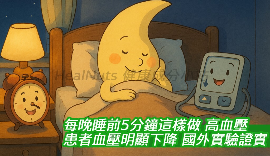 每晚睡前5分鐘這樣做，高血壓患者血壓明顯下降，國外實驗證實