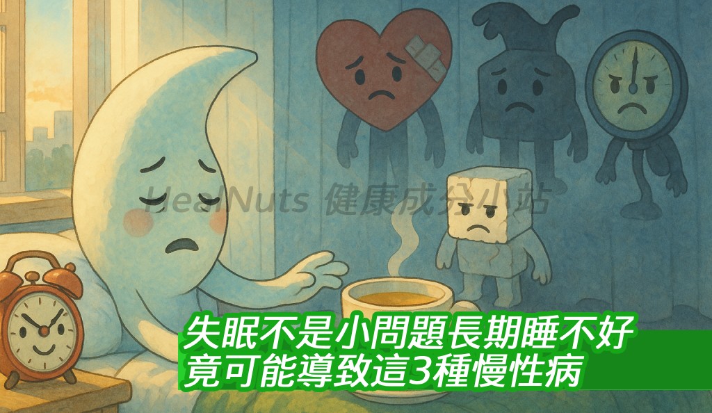 失眠不是小問題！長期睡不好竟可能導致這3種慢性病