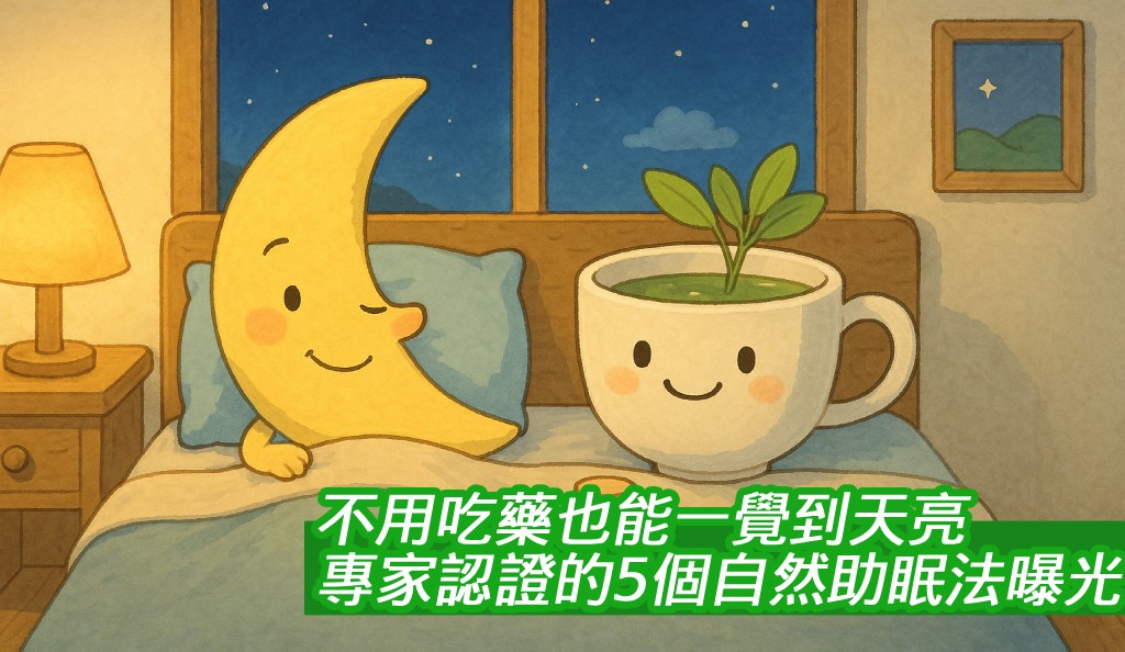 不用吃藥也能一覺到天亮？專家認證的5個自然助眠法曝光