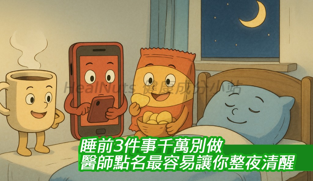睡前3件事千萬別做！醫師點名最容易讓你整夜清醒